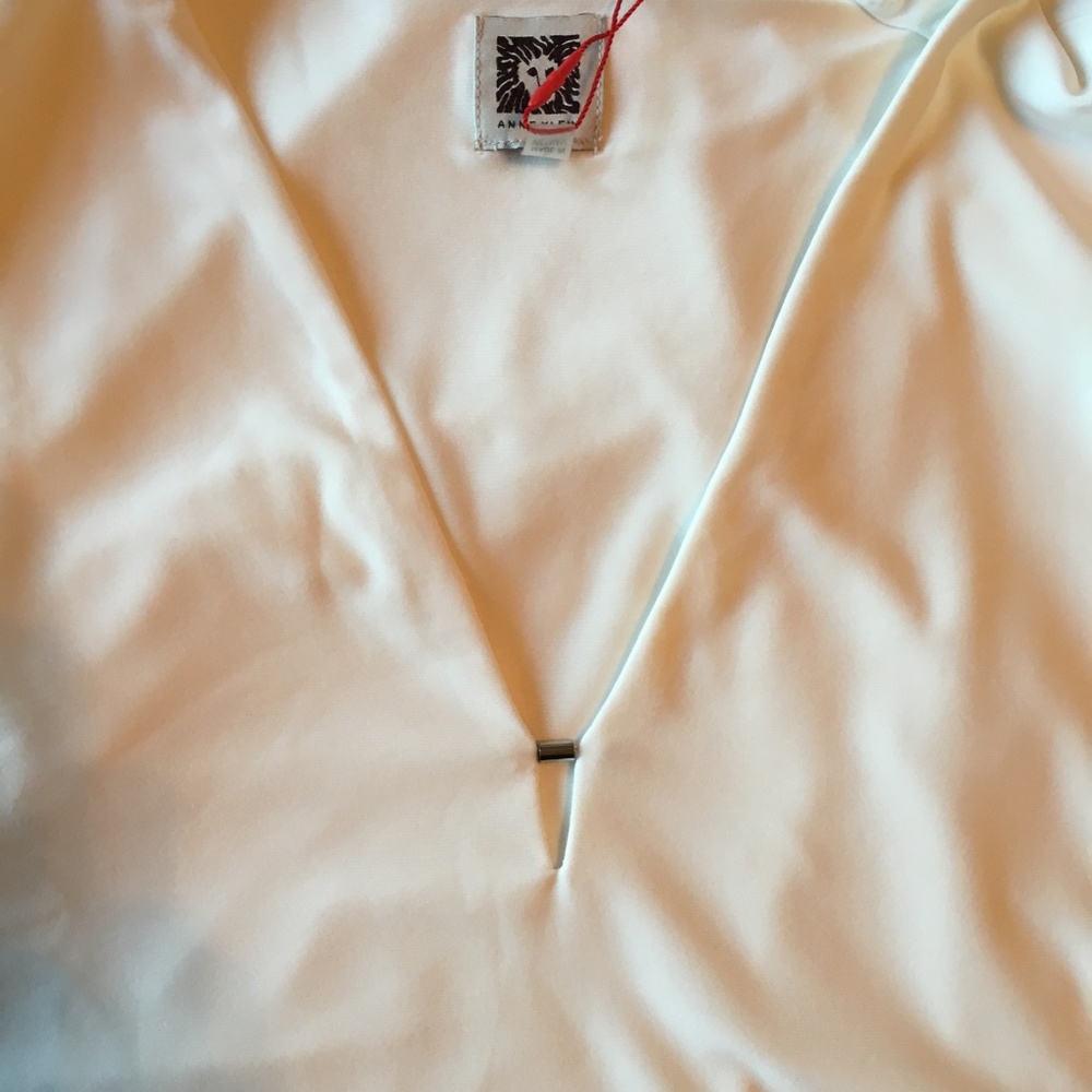 Anne Klein White Work Tank (Lined) Size Large NWT - Picture 4 of 8